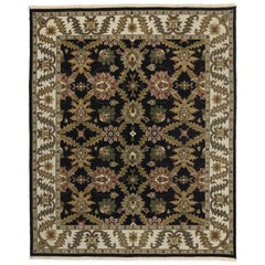 Vintage Persian Sultanabad Style Rug with Dramatic Hollywood Regency Style