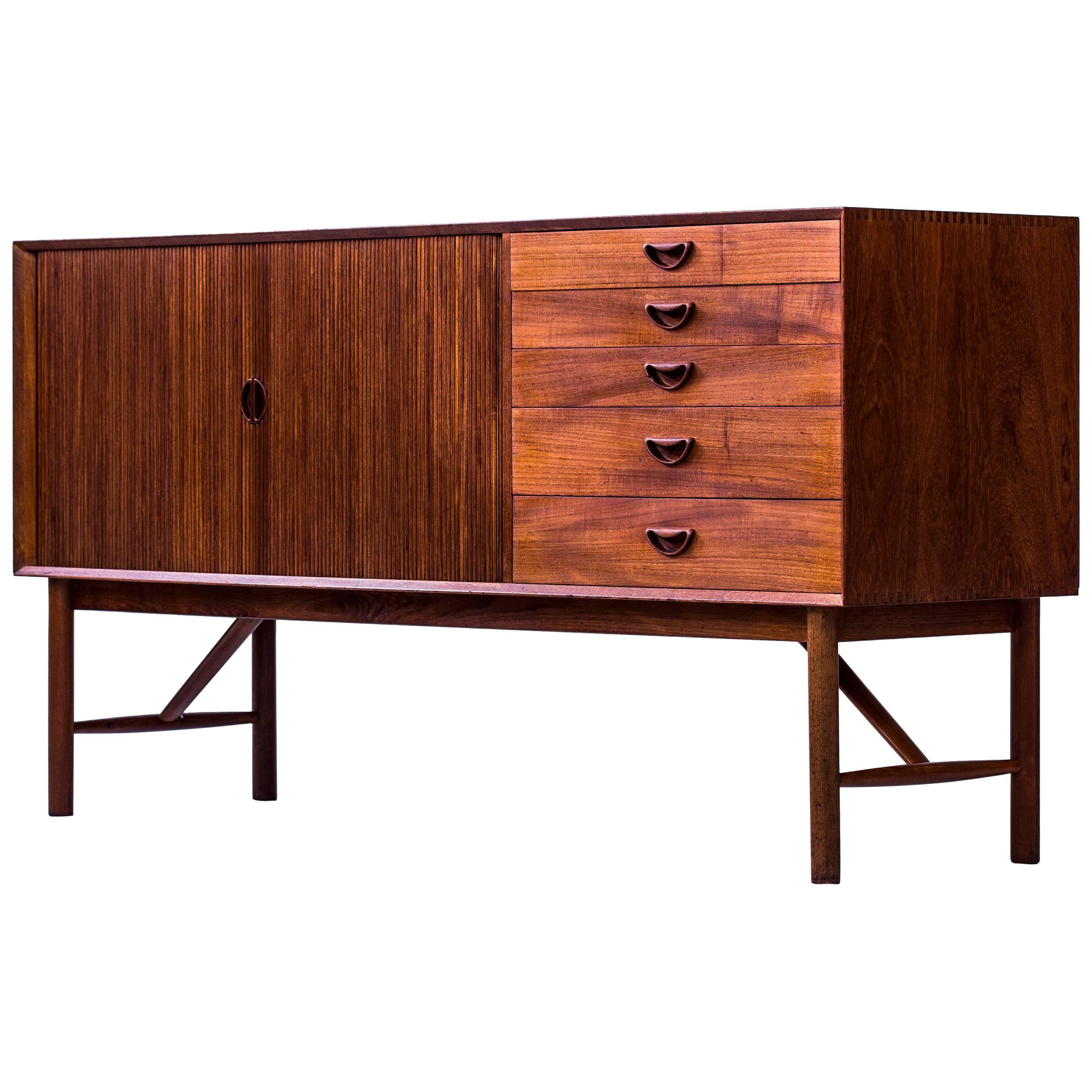 Danish Solid Teak Sideboard by Hvidt & Mølgaard, 1950s