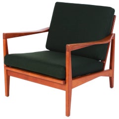 Midcentury Swedish Svante Skogh Teak Easy Chair