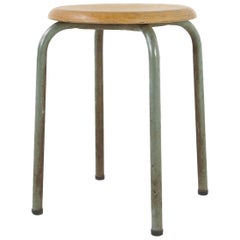 Tabouret Jean Prouvé pour Ateliers Prouvé:: circa 1950