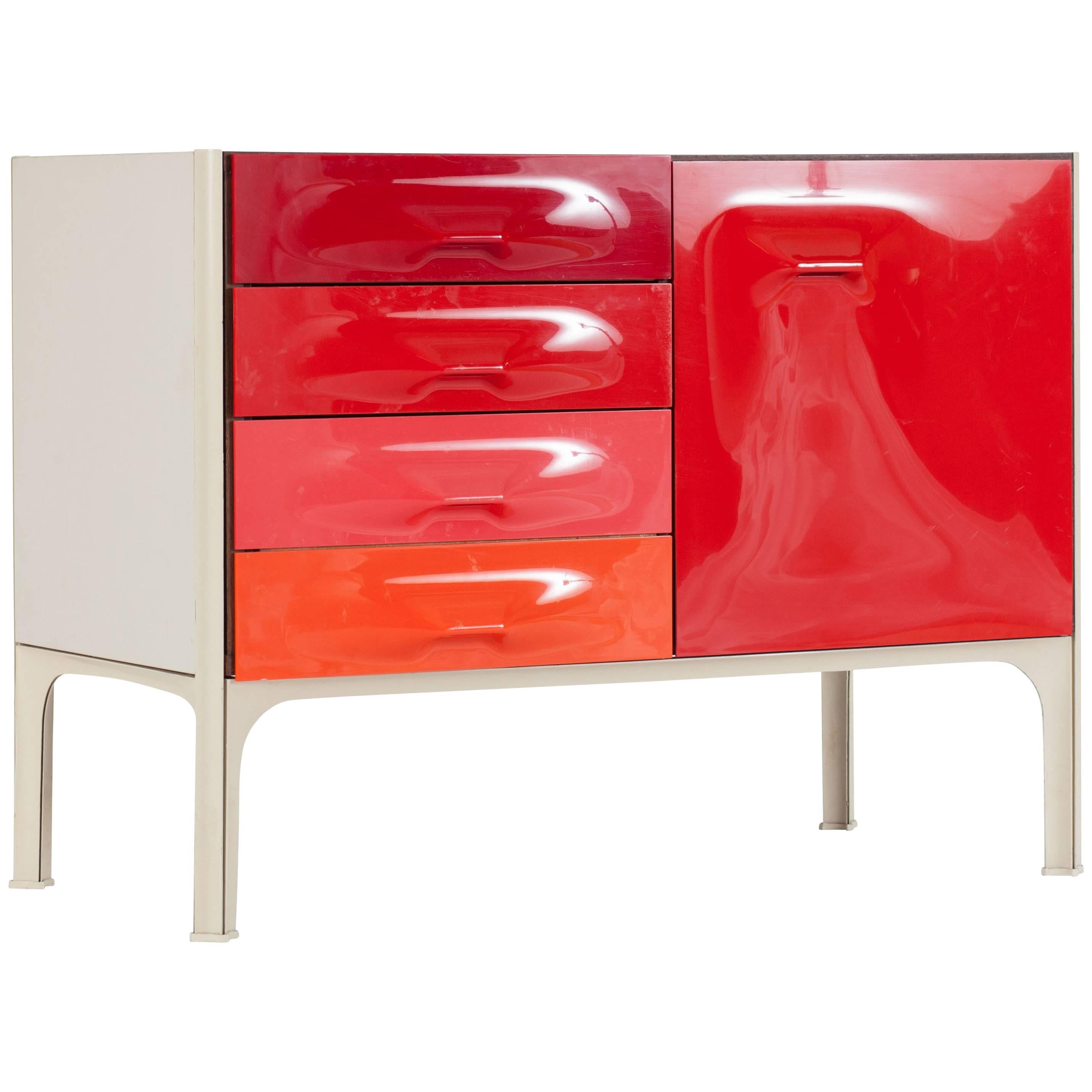 Midcentury DF-2000 Cabinet by Raymond Loewy for Doubinsky Frères, 1970s