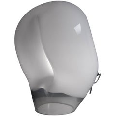 Sensuelle grande lampe de table en verre Luciano Vistosi Murano