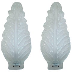 Murano Glass Leaves Sconces