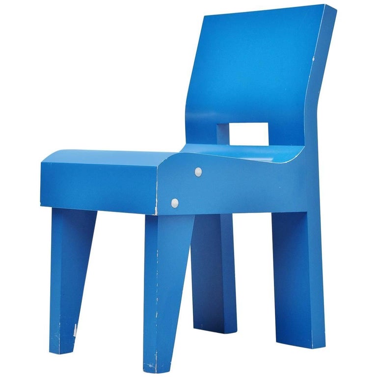 Martin Visser Modernist Chair SE20 Spectrum, 1988 For Sale