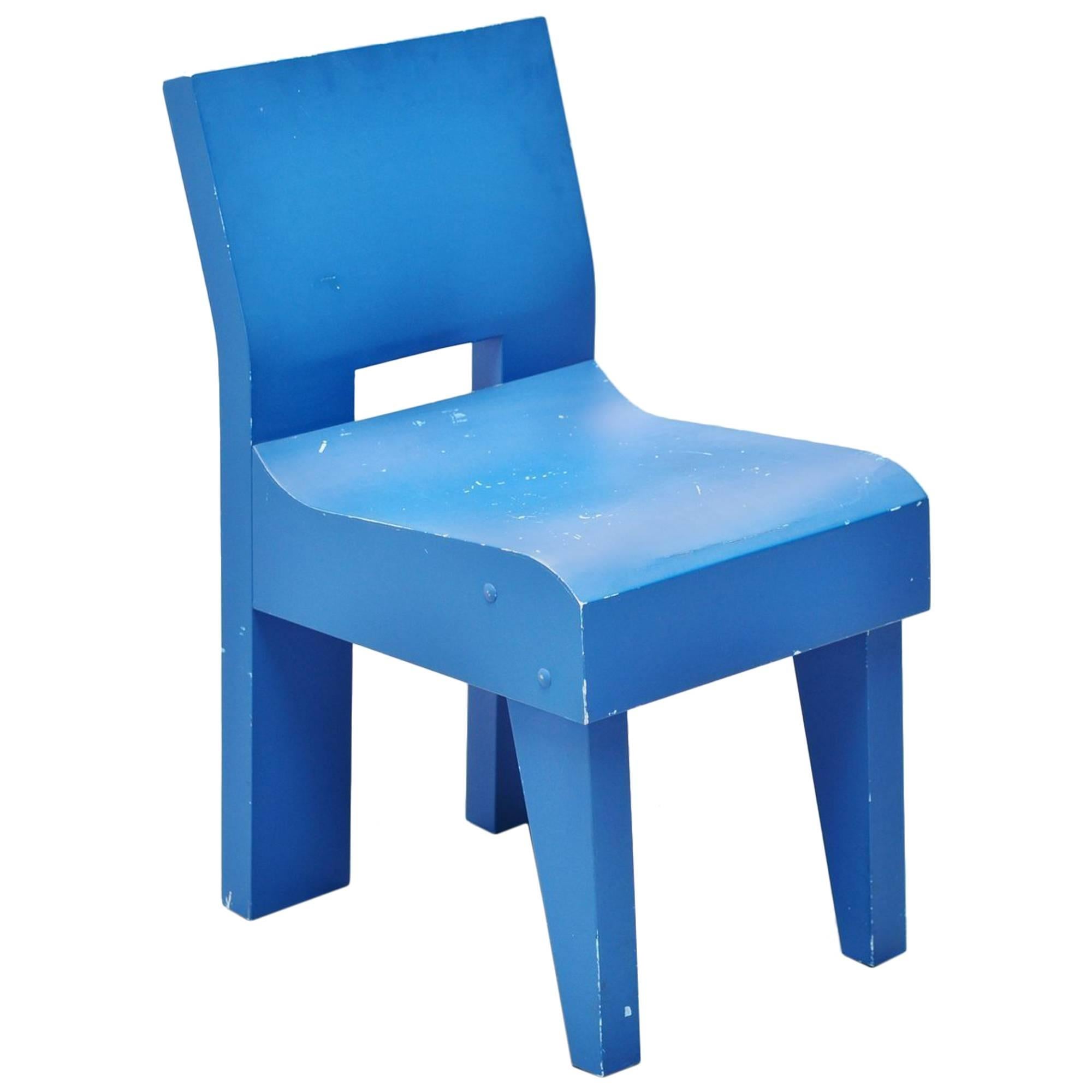 Martin Visser Modernist Prototype Chair SE20 Spectrum, 1988