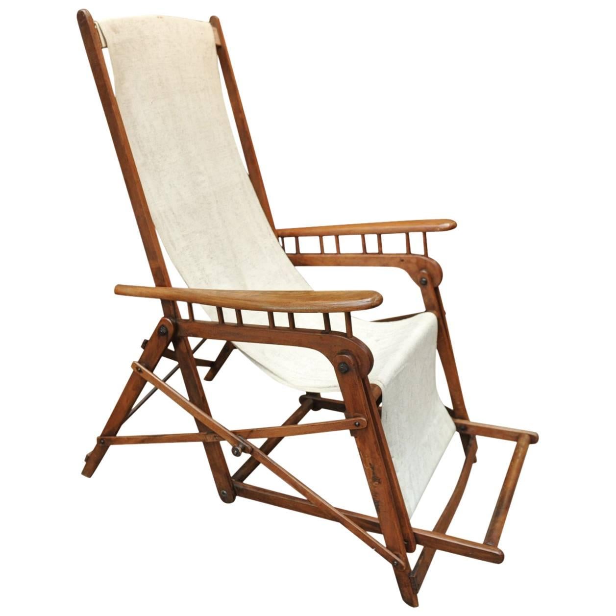 Longue By System 1920s Folding Chair Asca French 6Yyb7gf