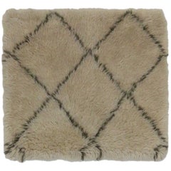 Modern Moroccan Style Accent Rug