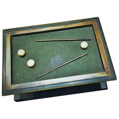Antique Vienna Bronze Desk Paperweight Matchbox, circa 1880s