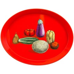 Piero Fornasetti Tray with Still Life, Natura Morta Pattern, Early 1950s