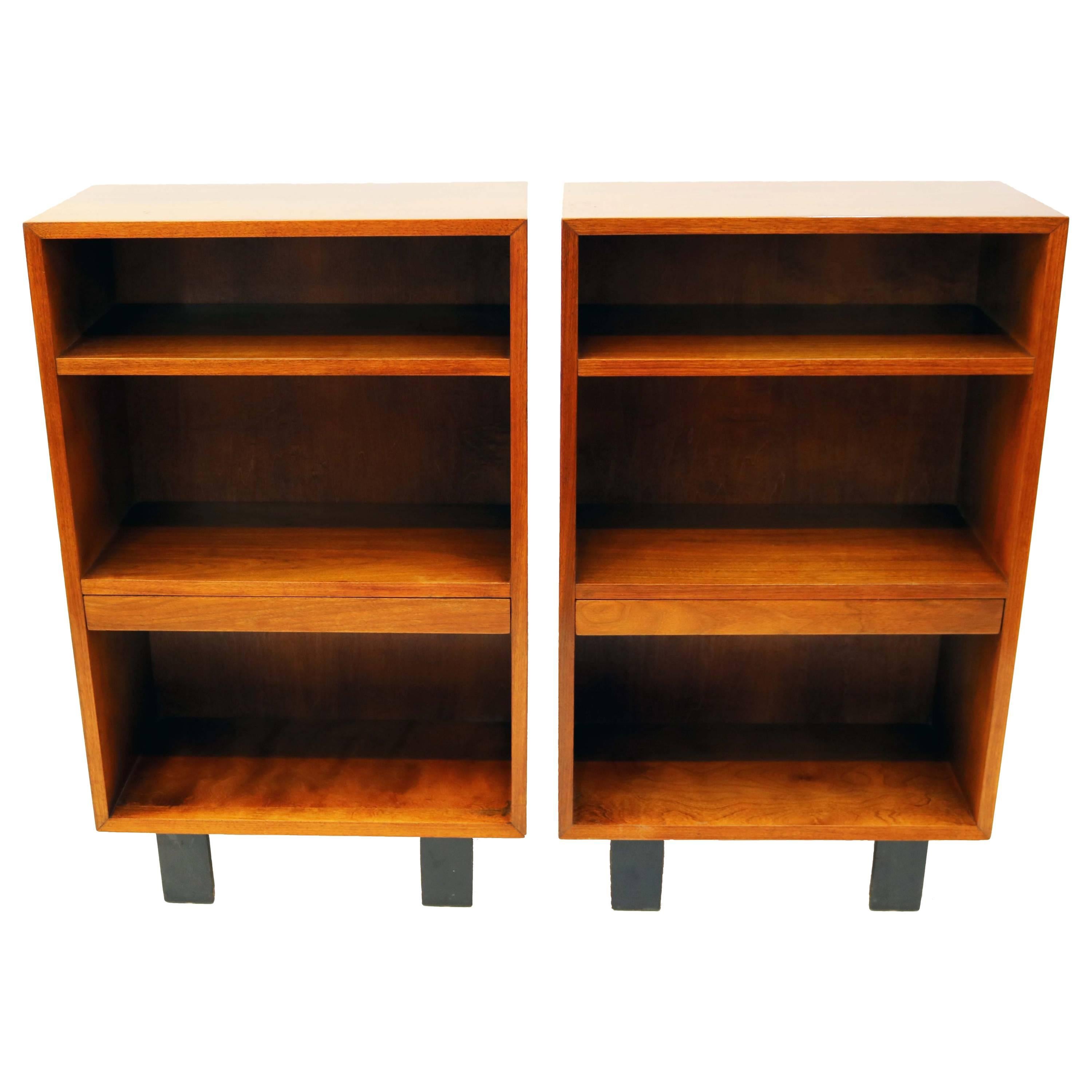 George Nelson Bookcase Nightstands for Herman Miller For Sale