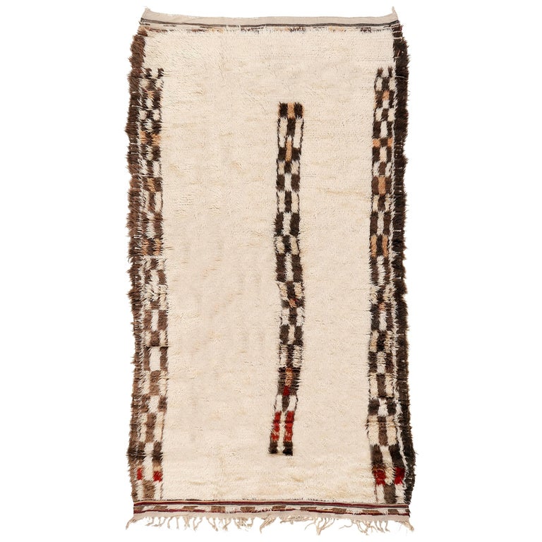 Beni Ouarain Berber Rug, ca. 1950, Offered by Alberto Levi Gallery