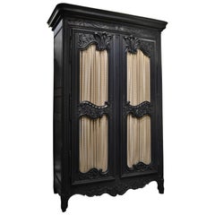 Antique Regency Style Normandy Armoire