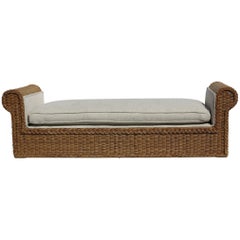 Cane Daybed Rattan Works of Atlanta, 1980s