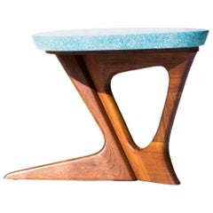 Harvey Probber Attributed Terrazzo Side Table