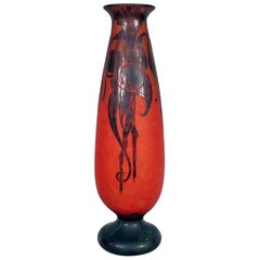 Art Deco Vase by Le Verre Francais-Schneider