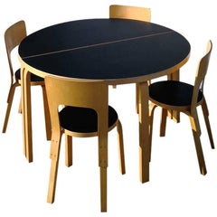 Set of Alvar Aalto Furniture by Artek of Finland Designed in 1930s