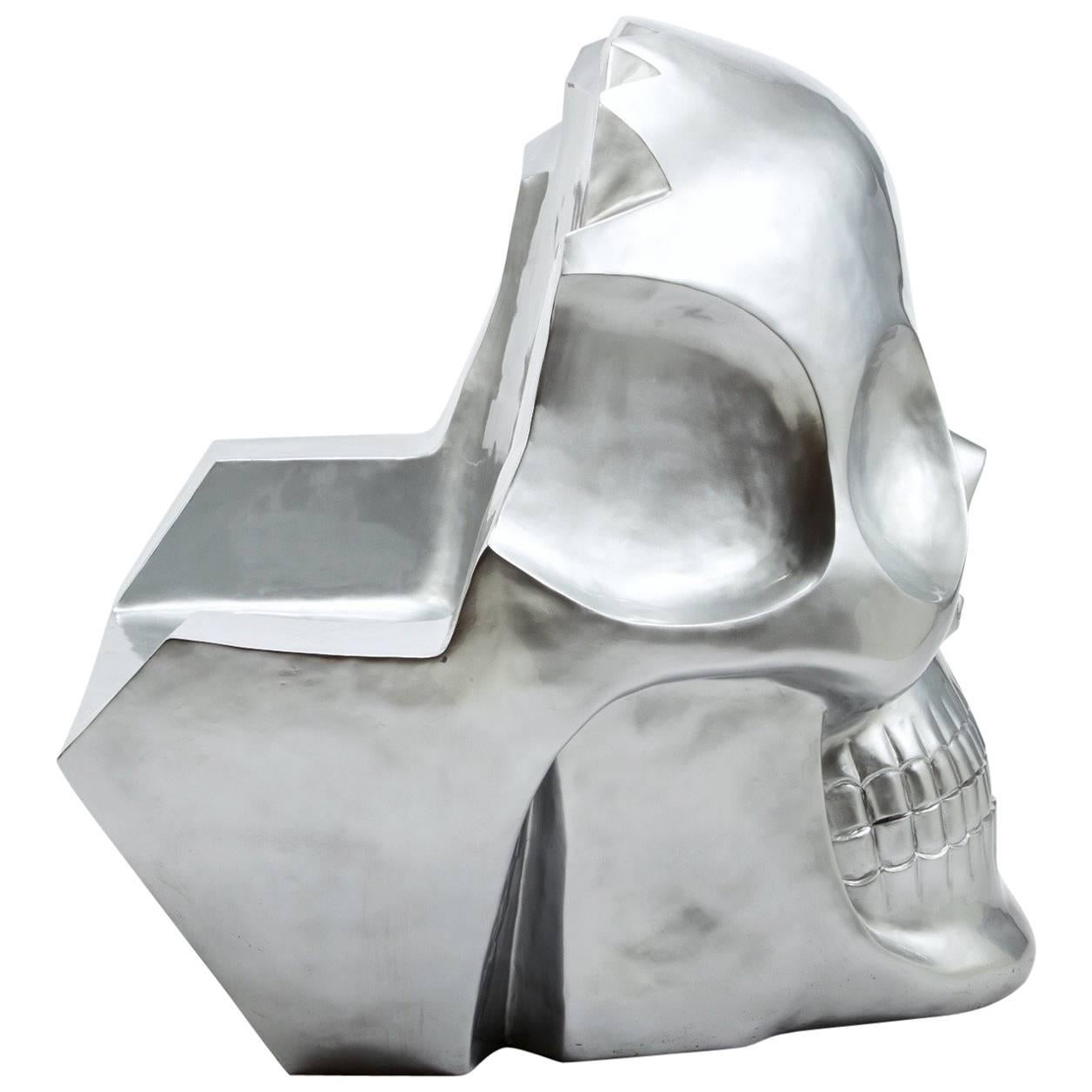 Fauteuil contemporain « crâne transvital » en forme de mère par Antonio Cagianelli, Italie en vente