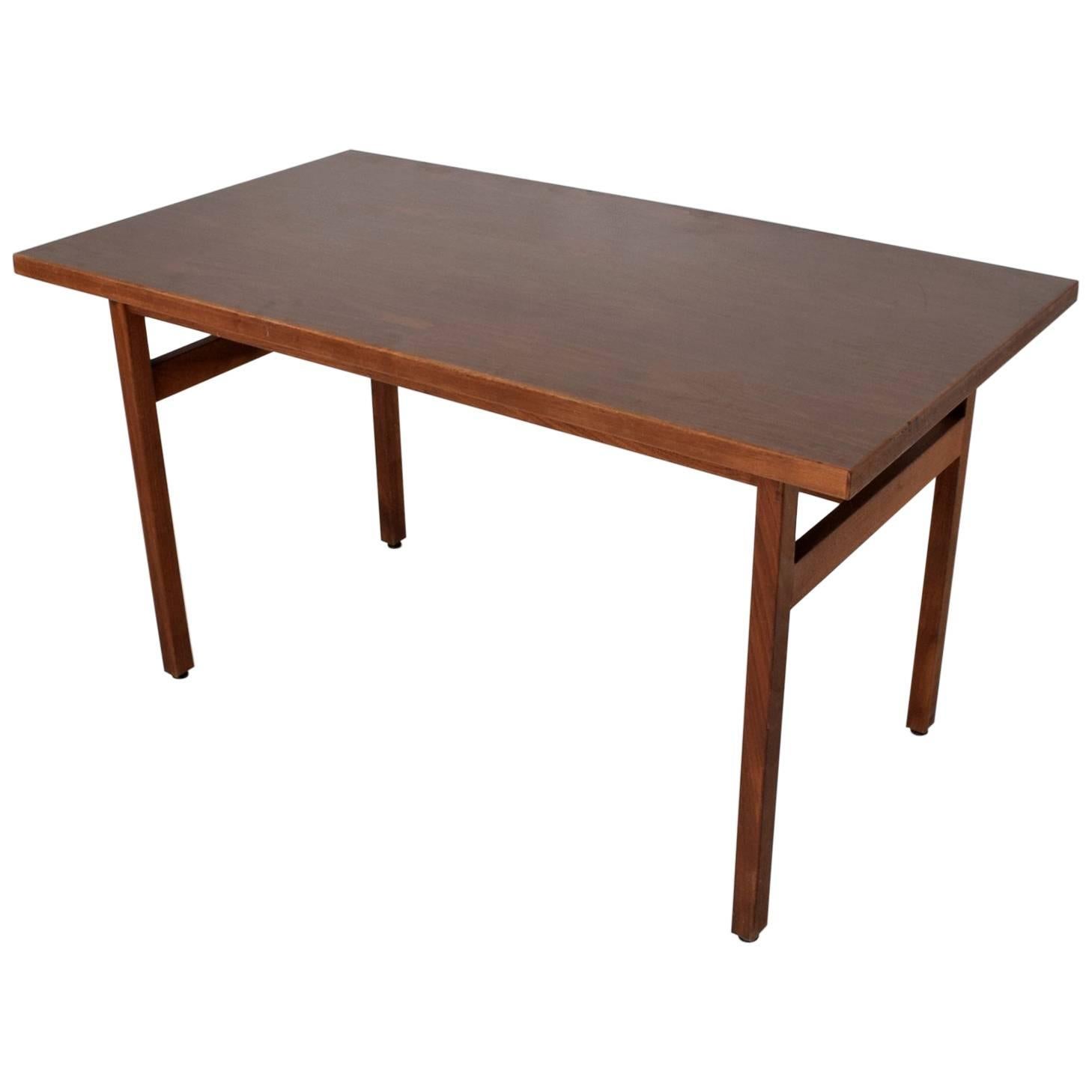 Jens Risom Walnut Table Desk Midcentury Period