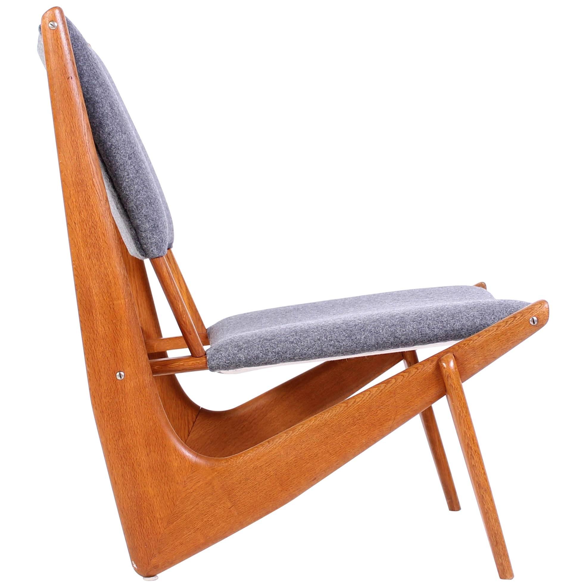 Mid-Century Bertil V. Behrman Easy Chair Model 233 for AB Engens Fabriker For Sale