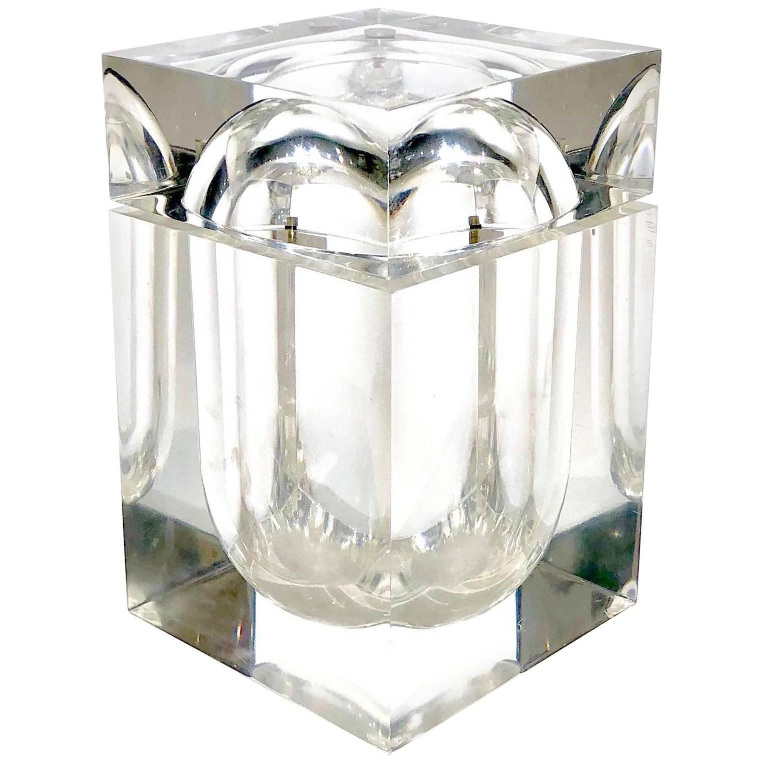 Lucite Ice Bucket