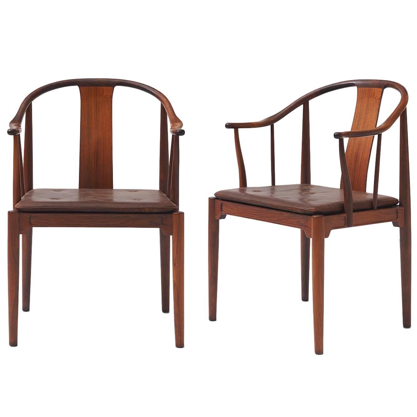 Pair of “China” Chairs by Hans J Wegner