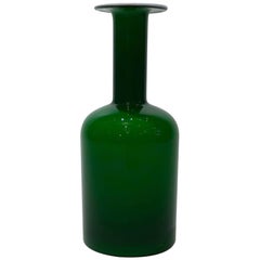 Green Scandinavian Midcentury Vase