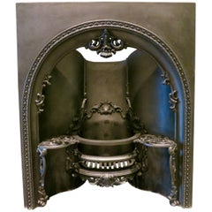 19th Century Arched Fireplace Insert