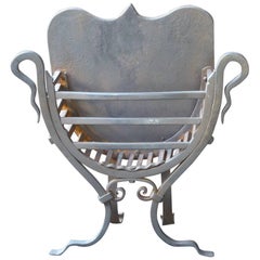 19th-20th Century English Fireplace Grate or Fire Basket