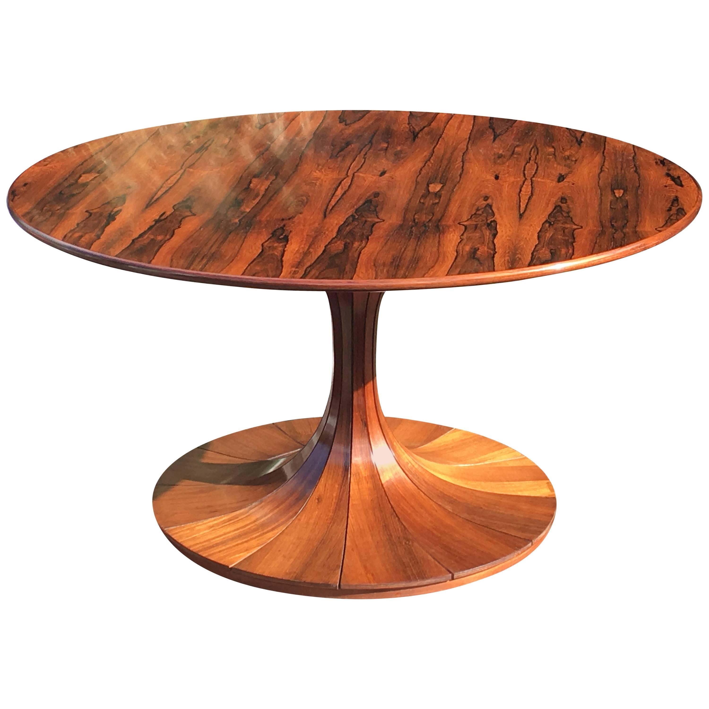 Rosewood  'Clessidra' Table by Luigi Massoni