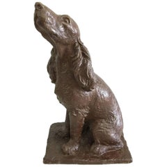 Bronze Statue of Cocker Spaniel, Statue of a Dog