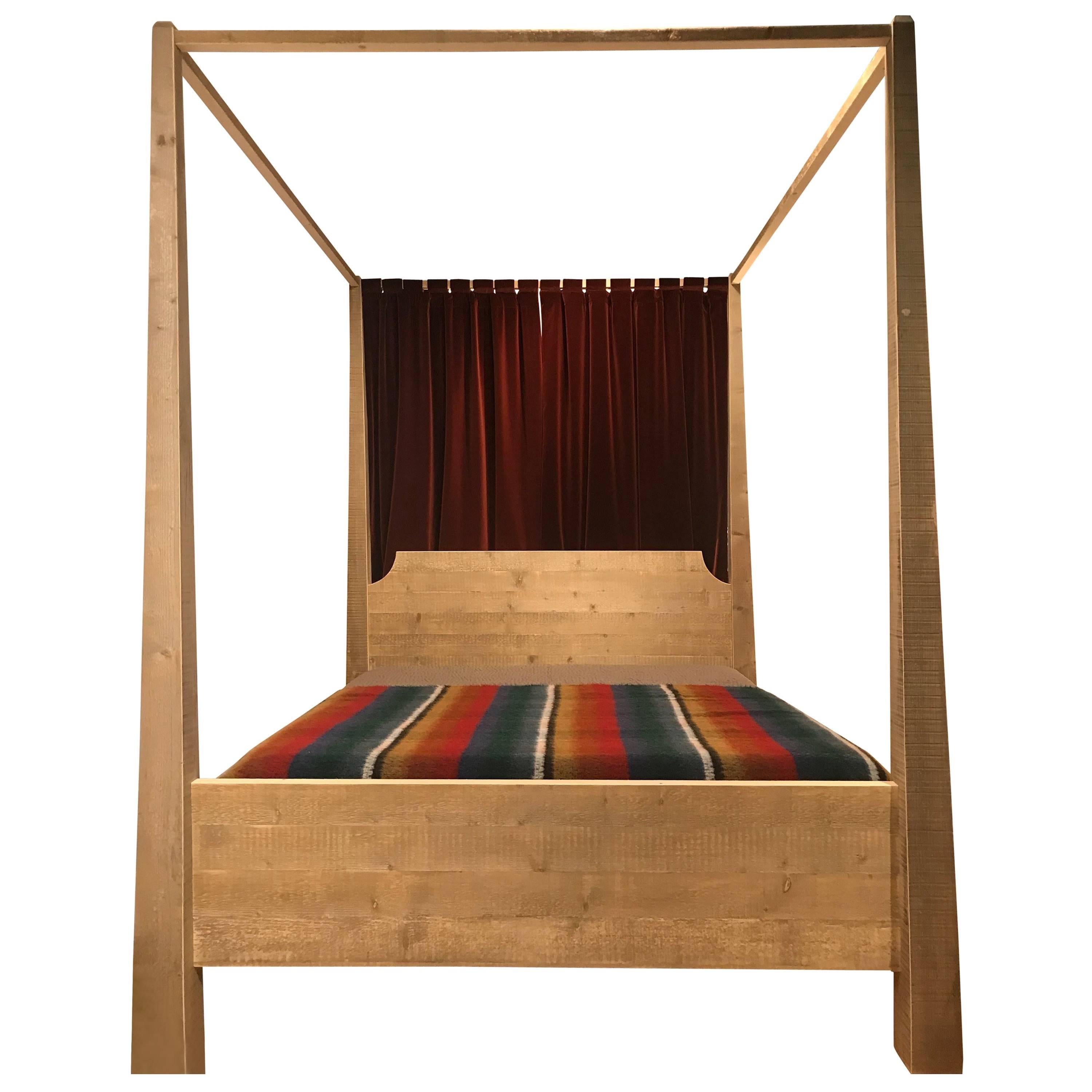 Contemporary Four-Poster bed For Sale