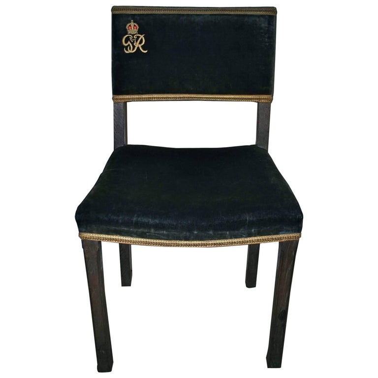 Pair of 1937 VI Coronation Chairs For Sale at 1stdibs