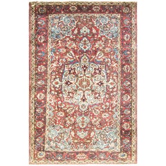 Alfombra Persa Antigua Bakhtiari, 4'6" x 6'10