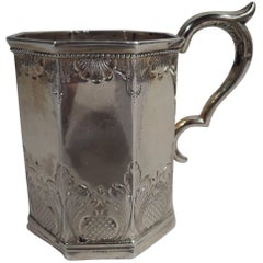 South Carolina Coin Silver Christening Mug by Ewan of Charleston