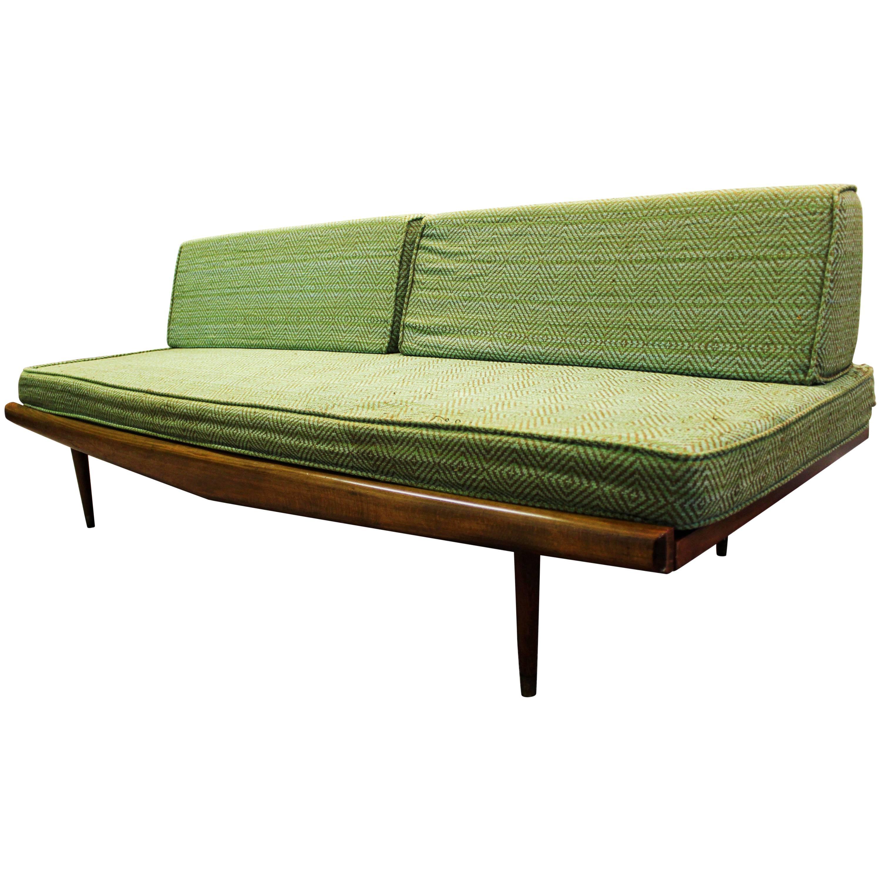 Mid-Century Modern Green Adrian Pearsall Sofa #992