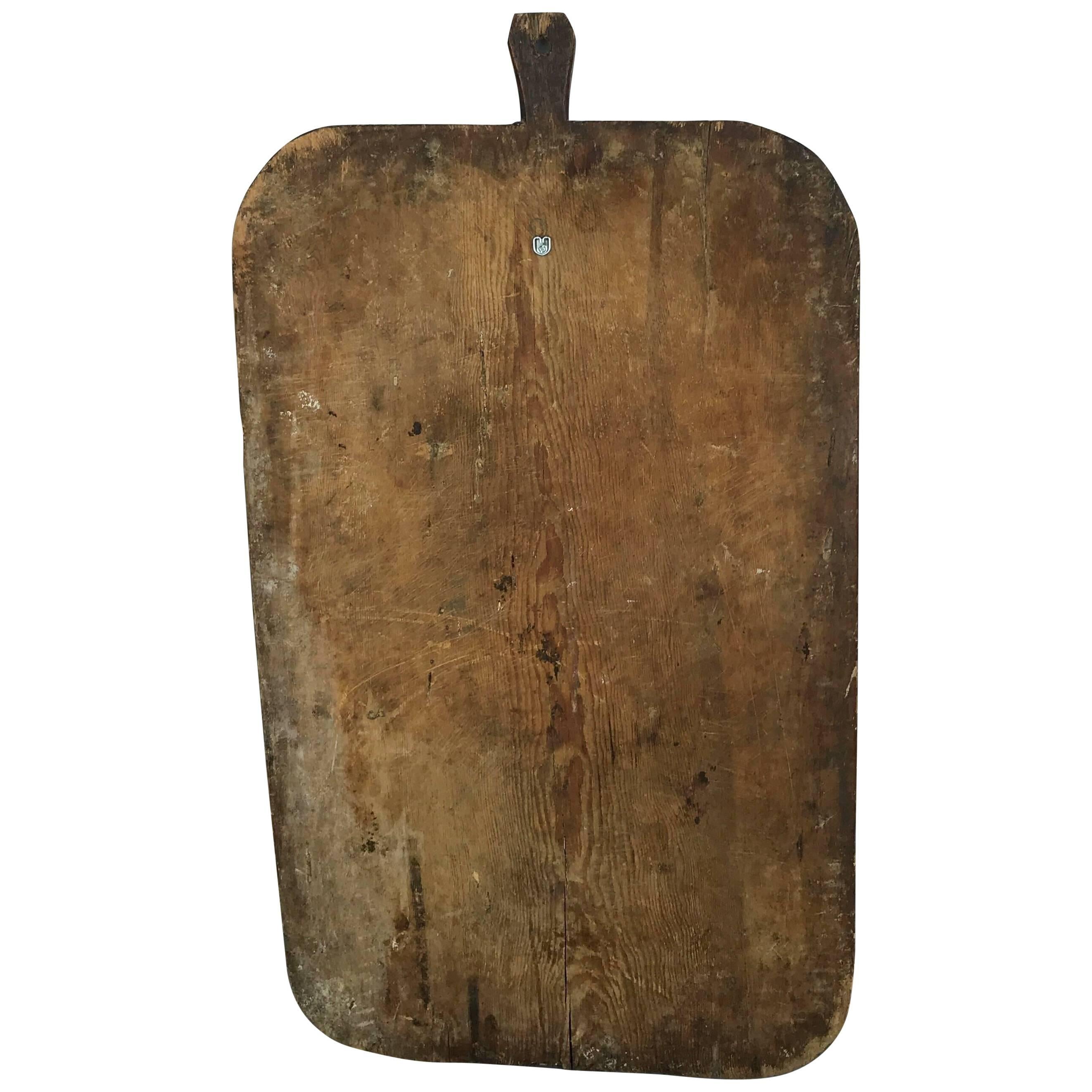 Early 20th Century European Cutting or Bread Board from France