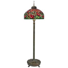 Tiffany Studios "Peony" Border Floor Lamp