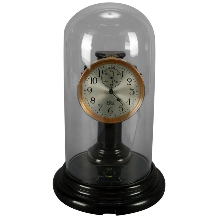 Bakelite Battery Operated Impulse Dome Clock by Poole Ithaca, NY, 20th