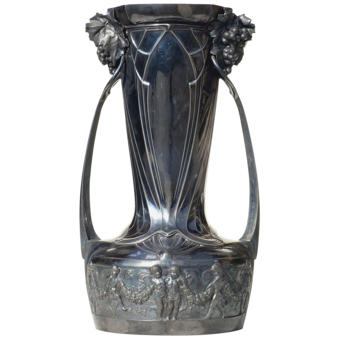 Antique Bronze Jugendstil Art Nouveau Style Vase For Sale at 1stDibs