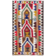 Dazzling Anatolian Kilim, circa 1950