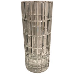 Vase cylindrique en cristal Cartier