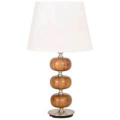 Mahogany Table Lamp by Henrik Blomqvist
