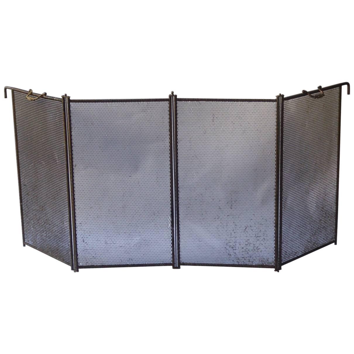 19th Century French Fireplace Screen or Fire Screen