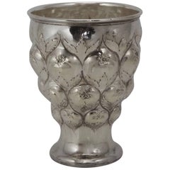 19th Century Sterling Silver Ananas Cup