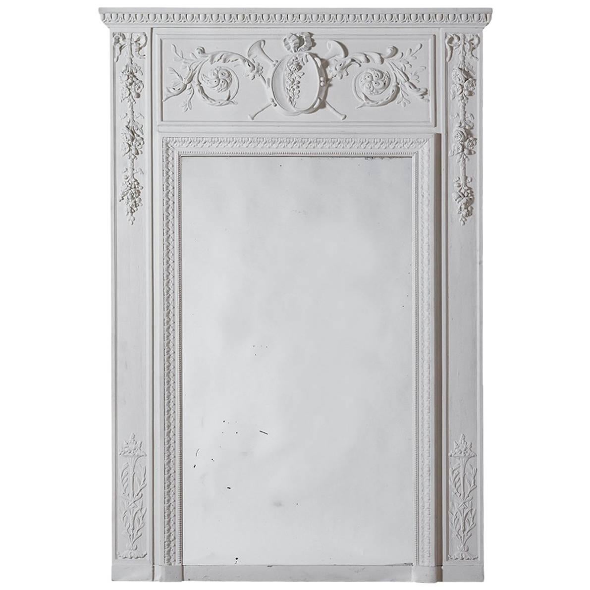 Louis XVI Style Trumeau Original from Paris For Sale