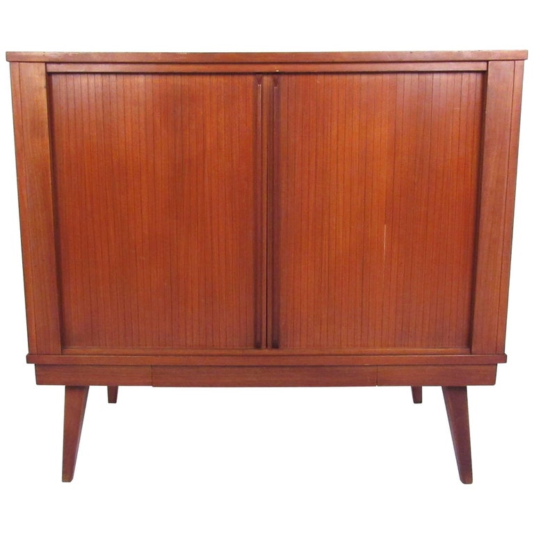 Tambour Door Storage at 1stDibs