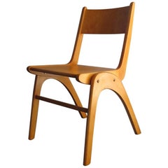 Birch Chair with Boomerang Legs