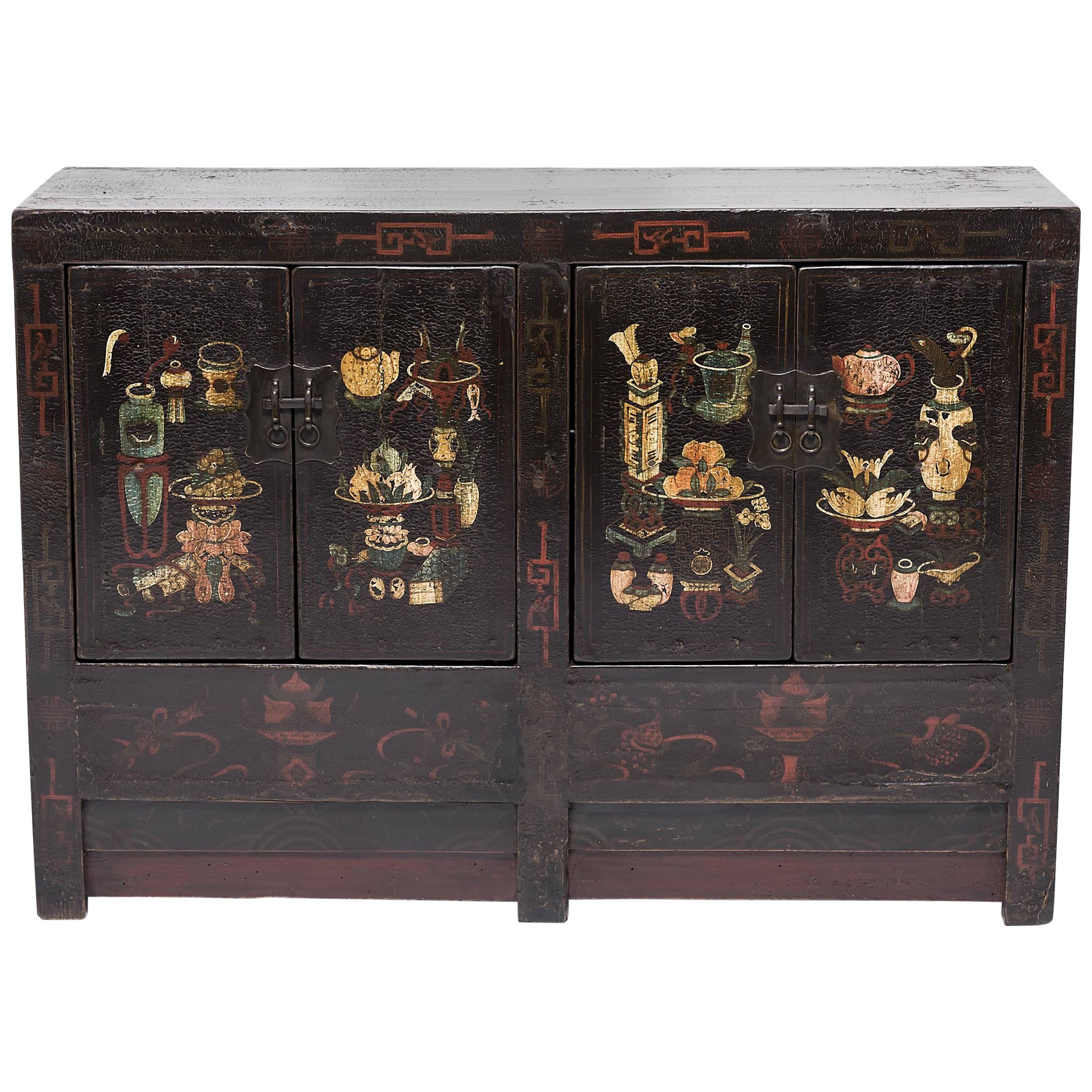 Mid-19th Century Chinese Garden of Cultivation Coffer