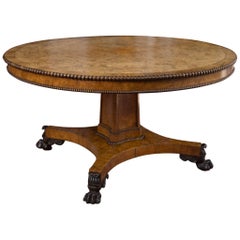 Regency Pollard Oak  Centre Table