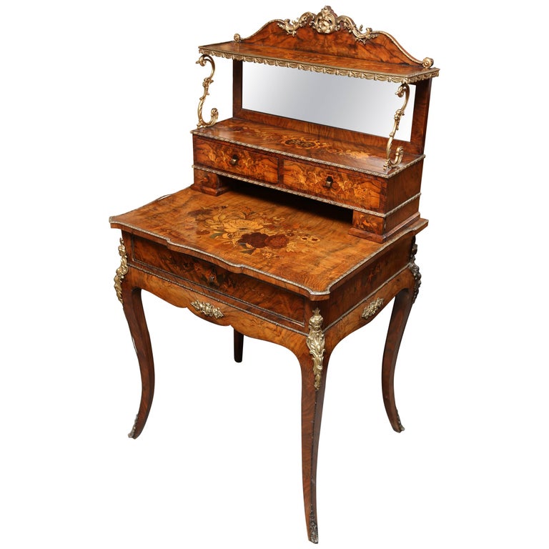 19th Century Inlaid Ladies Desk For Sale At 1stdibs